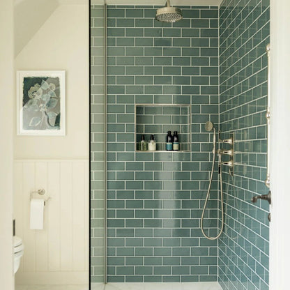 Retro Metro Green Park 7.5 x 15 Glazed Tile