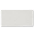 A rectangular white ceramic Retro Metro South Kensington 7.5 x 15 glazed tile with a subtle crackled glaze finish