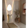 Rhine Ceramic Linear Decor cream wall tiles in a bathroom