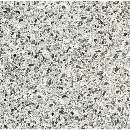 Rialto Porcelain Vert 60x60cm green terrazzo-effect matt porcelain wall and floor tile