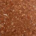 Rialto terrazzo santa croce honed red terrazzo floor with embedded stone and marble fragments in varying shades