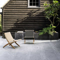 Dark gray stone rimini grey tiles with subtle white veining 60 x 120cm ideal for flooring and walls