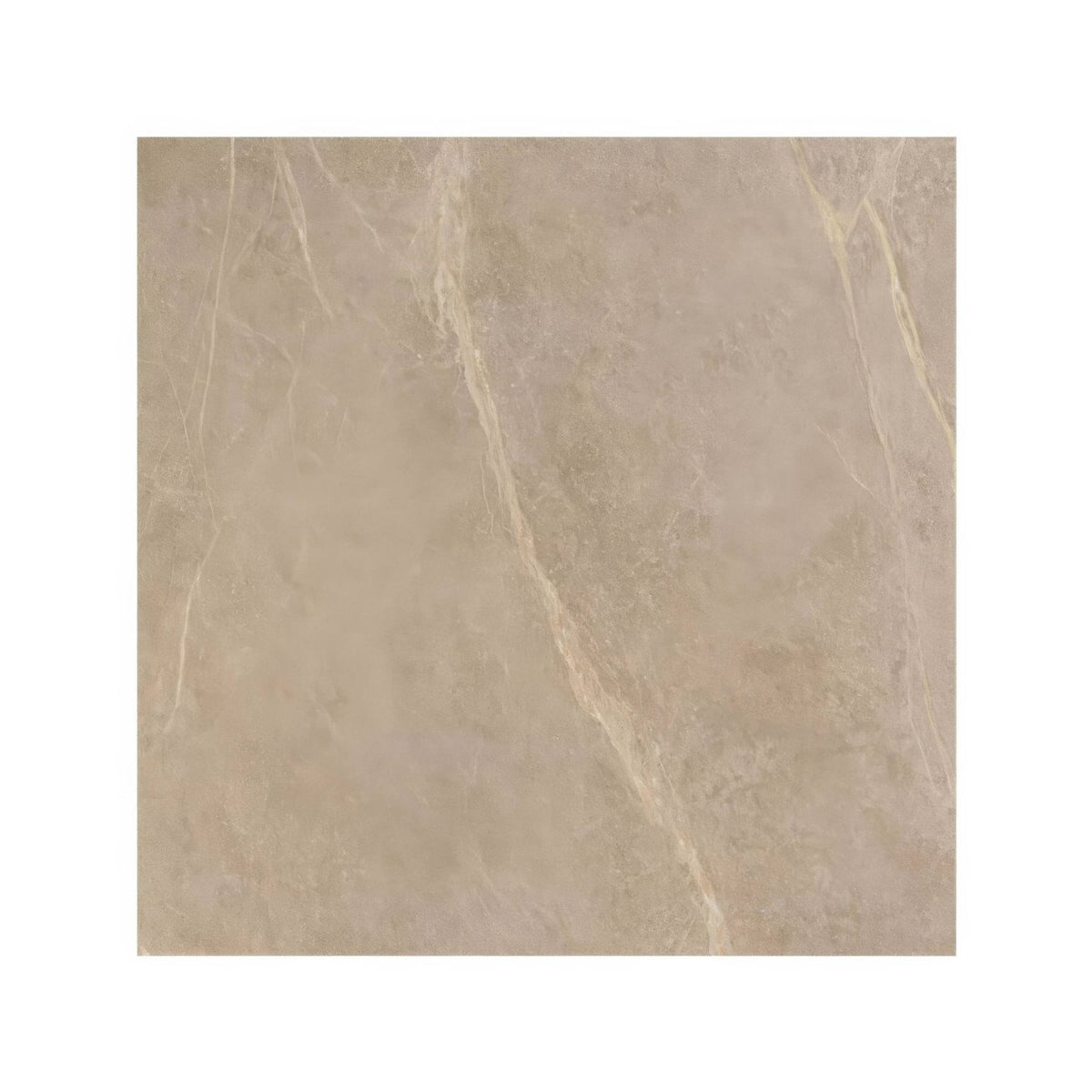 Beige marble-effect ceramic tile rimini ivory 60 x 60cm with subtle veining for floor and wall use