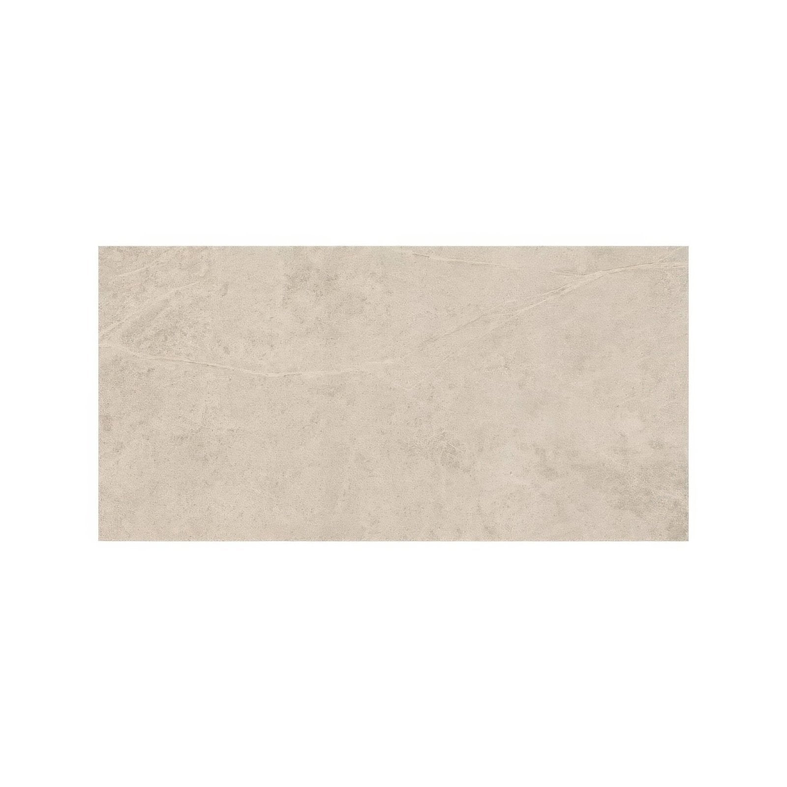 Beige rectangular rimini white tile 60 x 120cm with subtle natural stone veining for flooring and wall use
