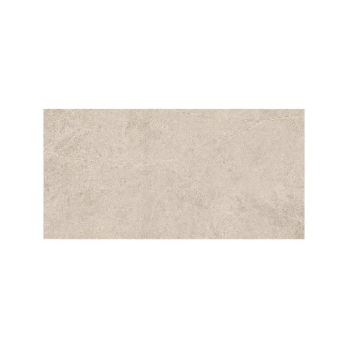 Beige rectangular rimini white tile 60 x 120cm with subtle natural stone veining for flooring and wall use