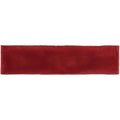 A rectangular rioja large brick tile in deep red ceramic with a smooth slightly glossy finish