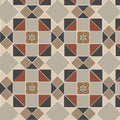 Rochester Black, Holkham Dune, Red, Regency Bath & White with Livingstone Green on Buff – pattern detail