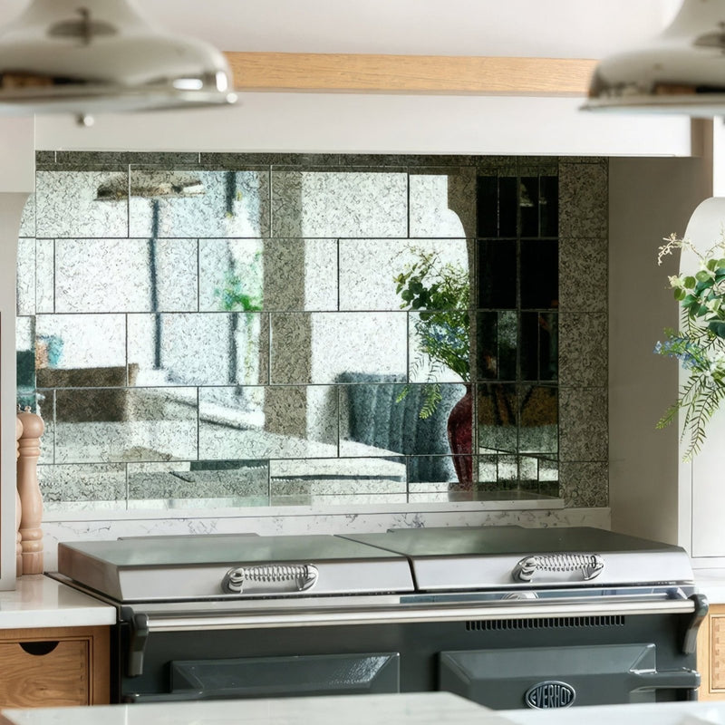 Rococo Glass Mirror Mercury