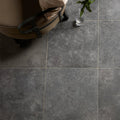 Royal Mink Limestone Tumbled Finish shown as flooring (2)
