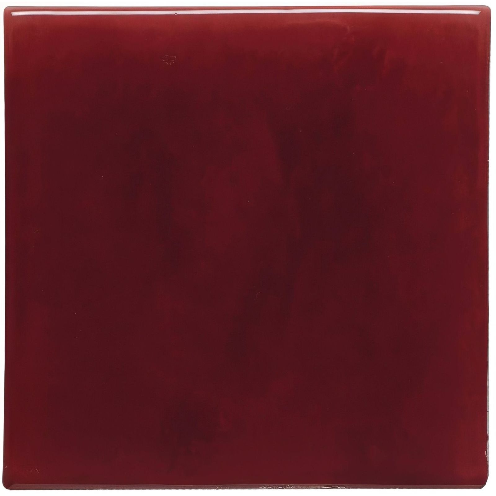 Ruby field tile glossy deep red ceramic square tile with smooth reflective surface for wall or floor use