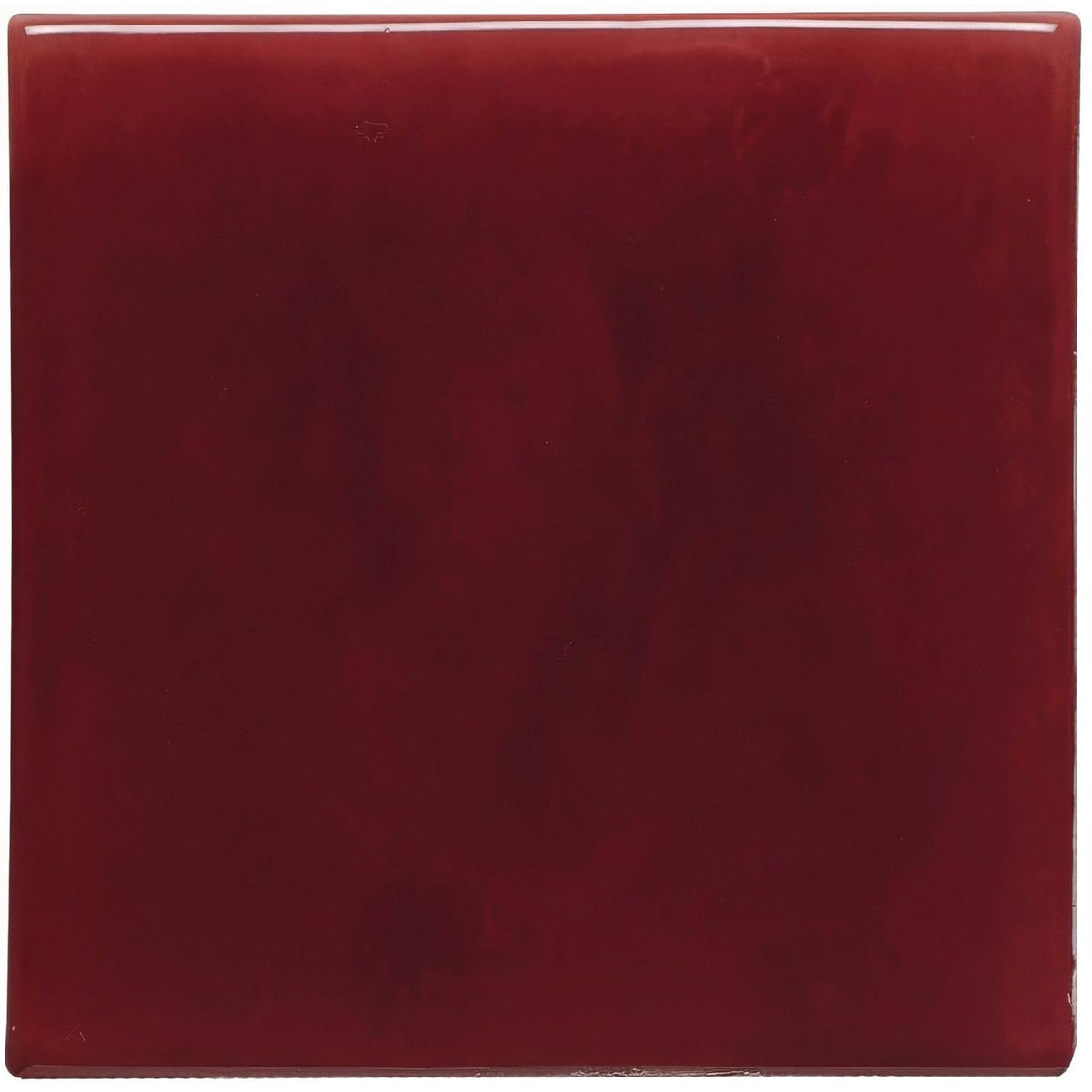 Ruby field tile glossy deep red ceramic square tile with smooth reflective surface for wall or floor use