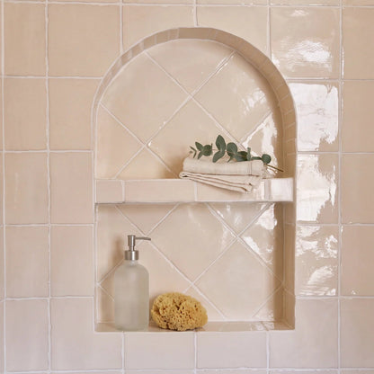 Rural Ceramic Buttermilk Wall Tile 13x13cm – thumbnail 1
