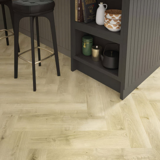 Rydal Natural Oak Herringbone - alternate view