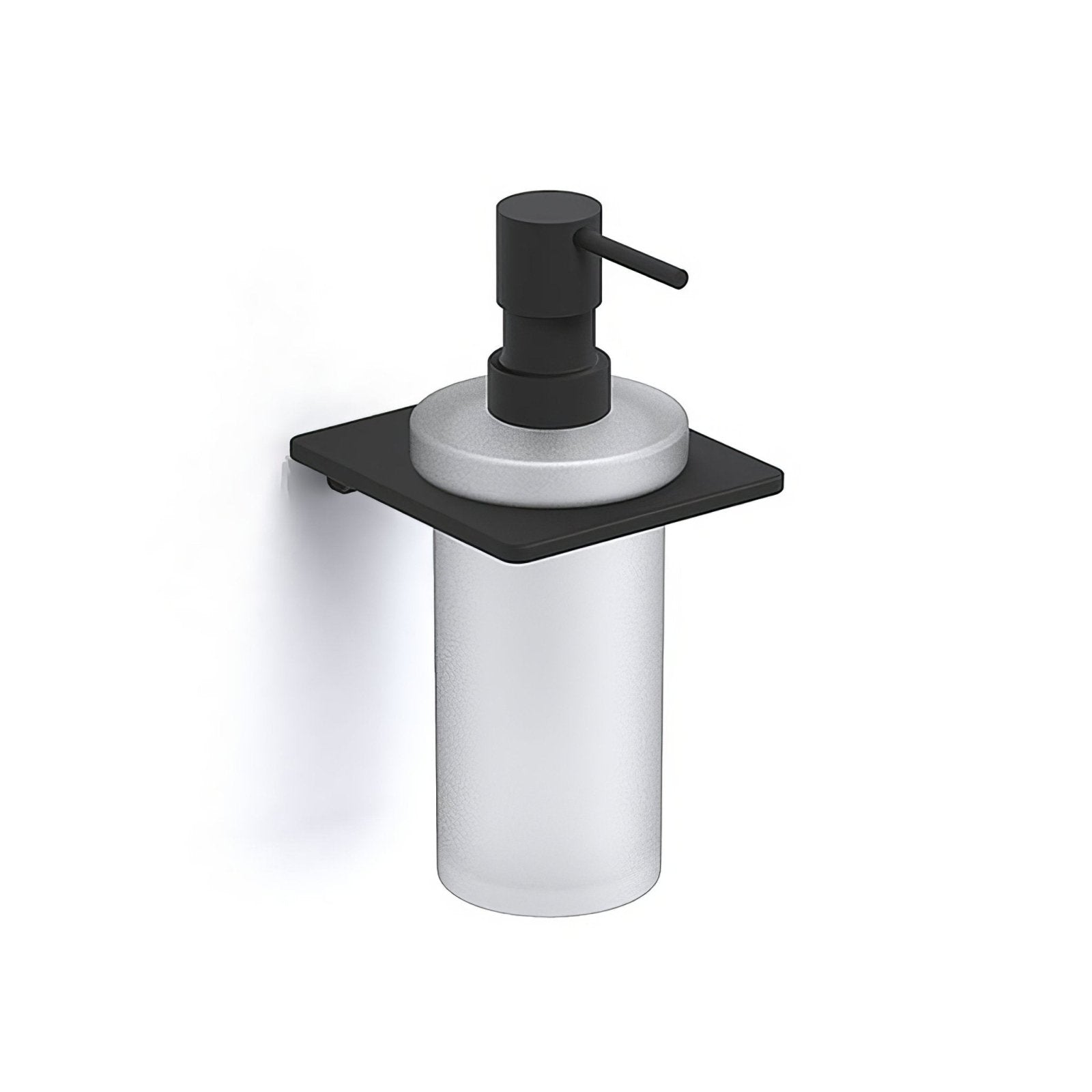 S Cube Soap Dispenser – Black – pattern detail