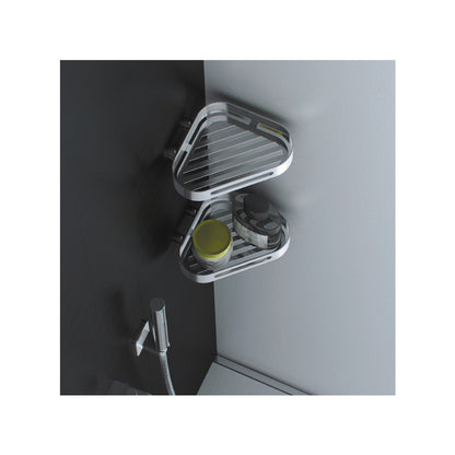 S5 Fahrenheit Corner Basket in Chrome - Origins Living, view 2