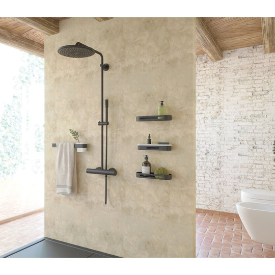S5 Towel Rail 30cm – Black - alternate view