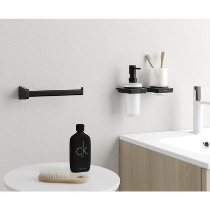 S6 Black Soap Dispenser in Black - Origins Living, view 2