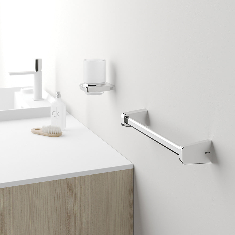 S6 Towel Rail 56cm in Chrome - Origins Living, view 2