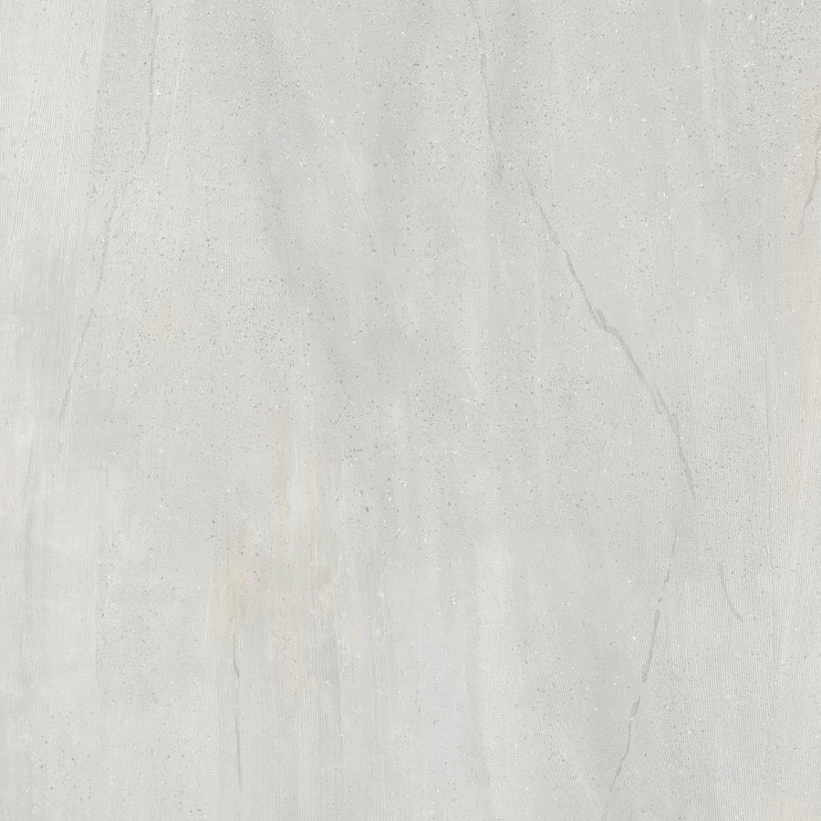 Sakai 1843 ivory light gray marble effect tile with subtle veining and polished smooth surface