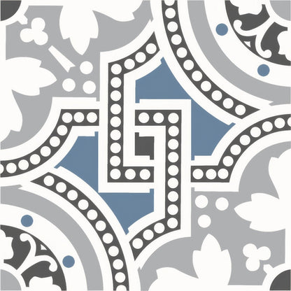 Salisbury Blue on Dover White