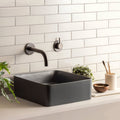 Sand Smooth Brick Tile in a bathroom setting