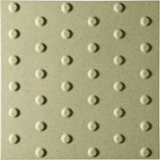 Sand Tactile Blister Quarry Tile 400x400mm