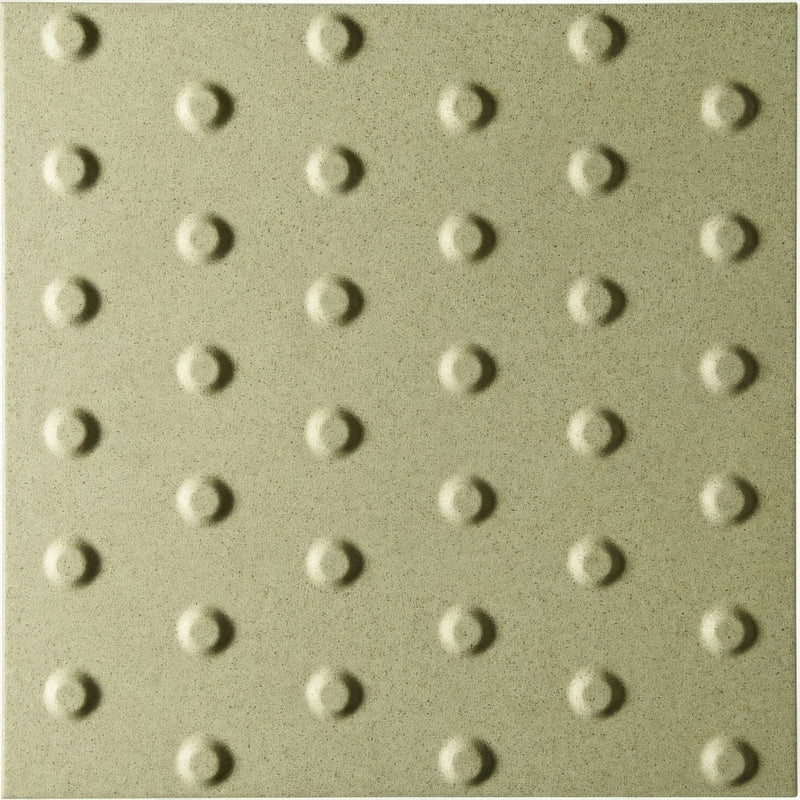Sand Tactile Blister Quarry Tile 400x400mm