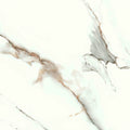 Sanford natural matt porcelain with white marble surface and elegant brown and gray veining for flooring and walls