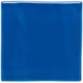 Vibrant cobalt blue square ceramic sapphire field tile with glossy reflective surface for wall and floor use