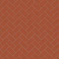 Scarborough red terracotta tiles arranged in a red herringbone pattern for flooring and walls