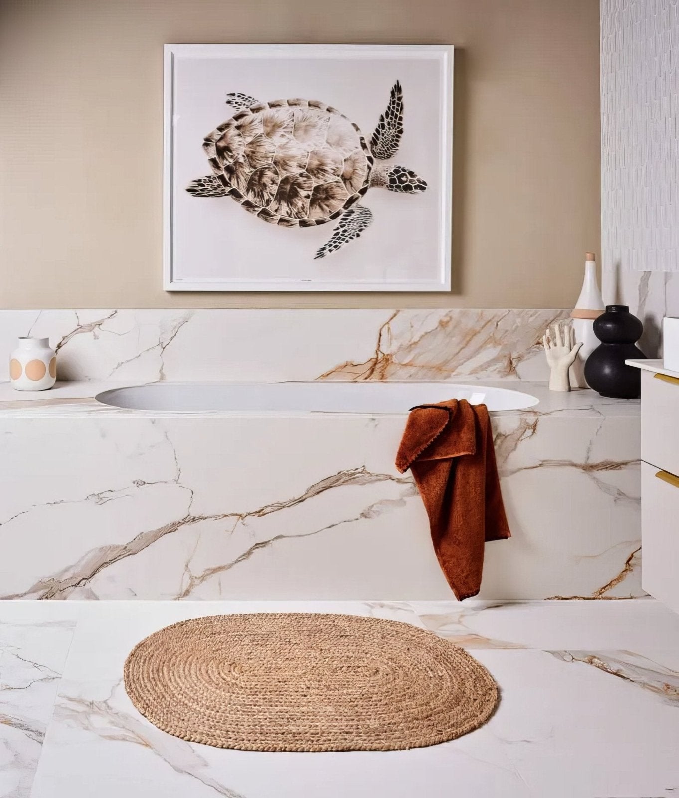 Sculpture Grande Porcelain Calacatta Maximus