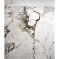 Sculpture grande porcelain carrara with white marble surface and intricate black and gray veining patterns