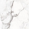Sculpture grande porcelain cararra showcasing white marble surface with intricate gray veining design
