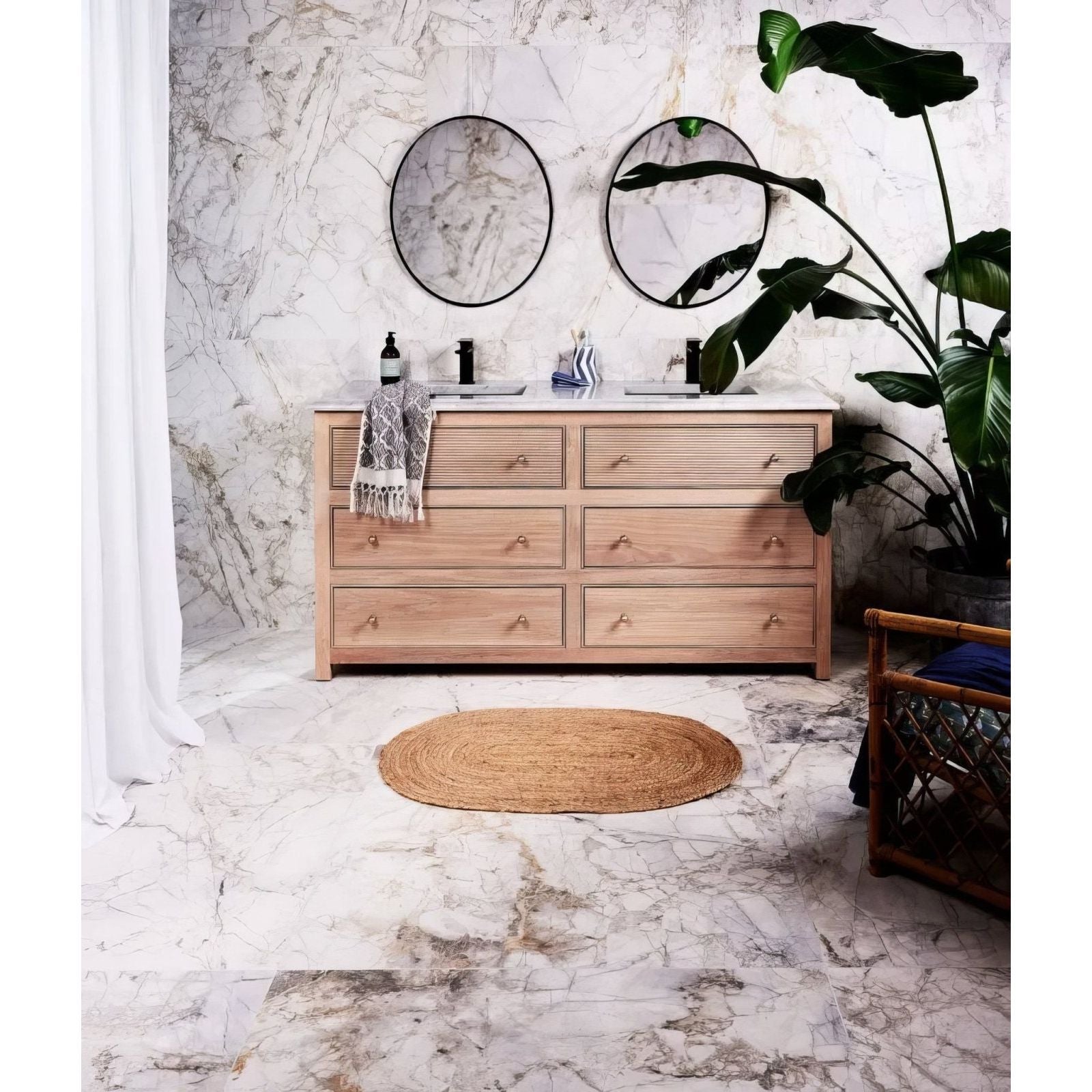 Sculpture Grande Porcelain Invisible Blue