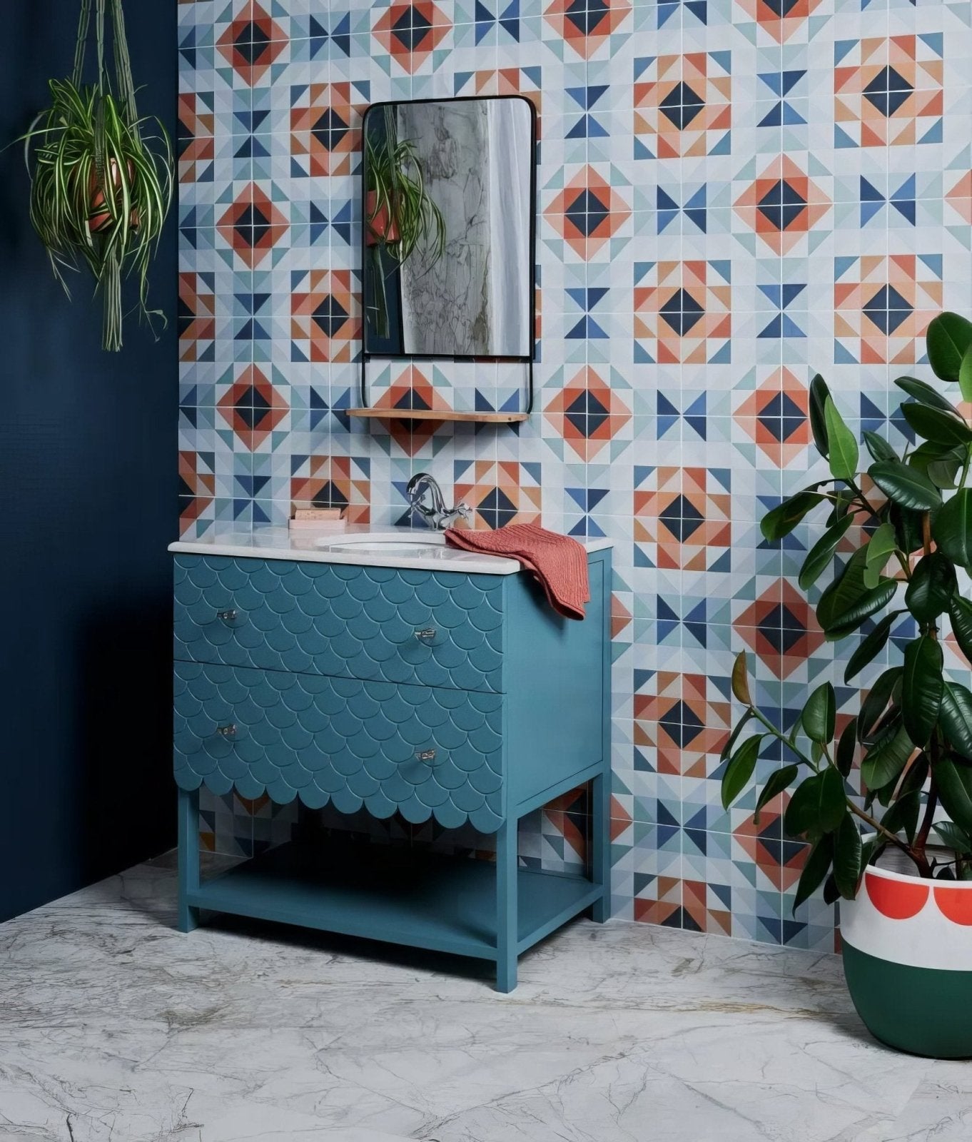 Sculpture Grande Porcelain Invisible Blue