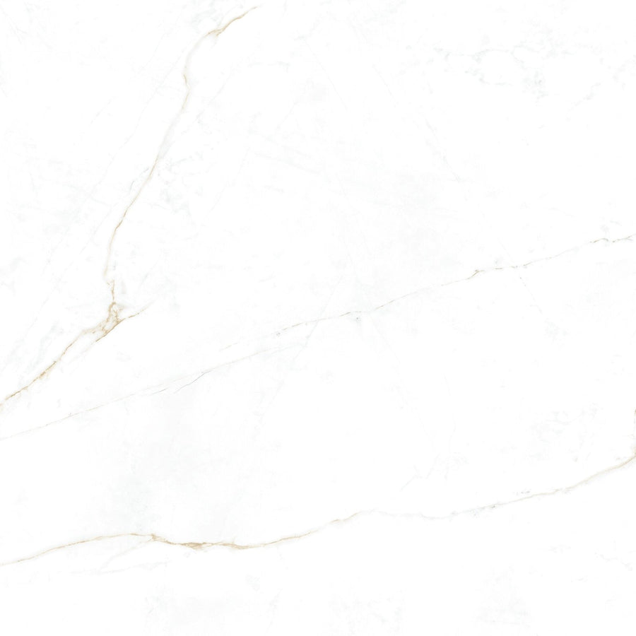 White marble porcelain tile sculpture grande oro with subtle veining for elegant flooring or wall applications