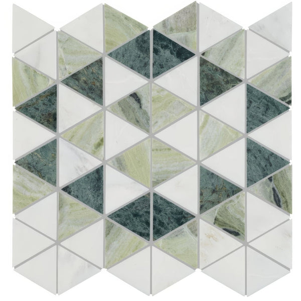 Triangles Marble Mosaic