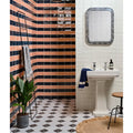 Seaton Ceramic Beach Hut in a bathroom setting