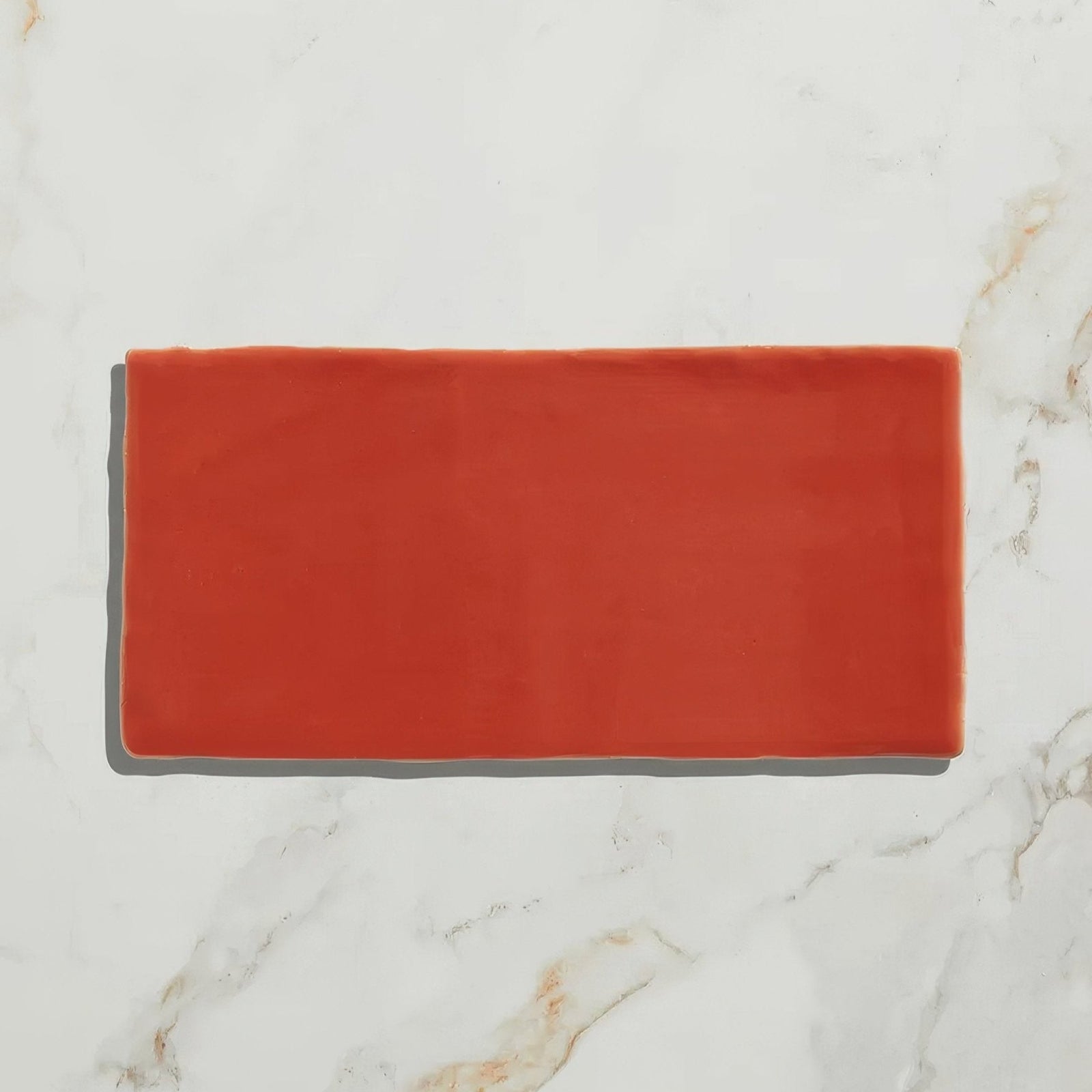 Seaton Ceramic Marmalade Wall Tile 7.5x15cm – detail view 6