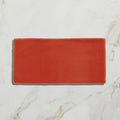 Seaton ceramic marmalade rectangular terracotta ceramic tile with smooth matte finish ideal for flooring or walls