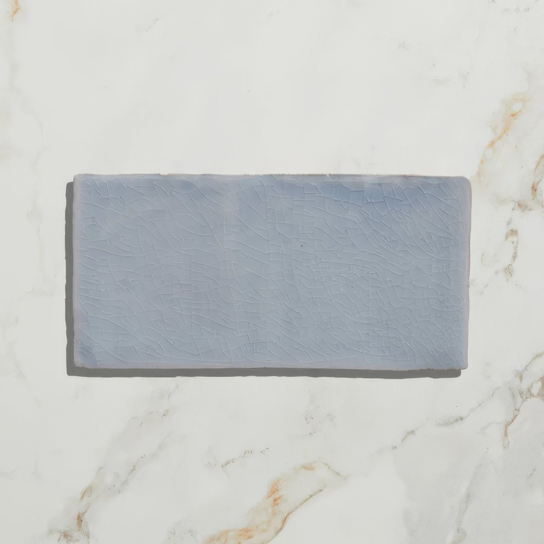 Seaton ceramic sky rectangular light blue ceramic tile with subtle textured surface for wall or floor use