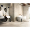 White freestanding bathtub seattle 1801 nacar matt with black metal legs and smooth matte finish