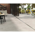 Light gray matte finish porcelain floor tiles with subtle veining seattle 1801 nacar matt