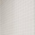 White square select bianco mosaic tiles with thin white grout lines for wall and floor use