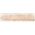 Beige rectangular seralis rose porcelain tile with textured slightly weathered surface and subtle speckles