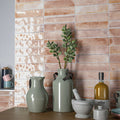 Seralis Rose Porcelain beige textured porcelain tile