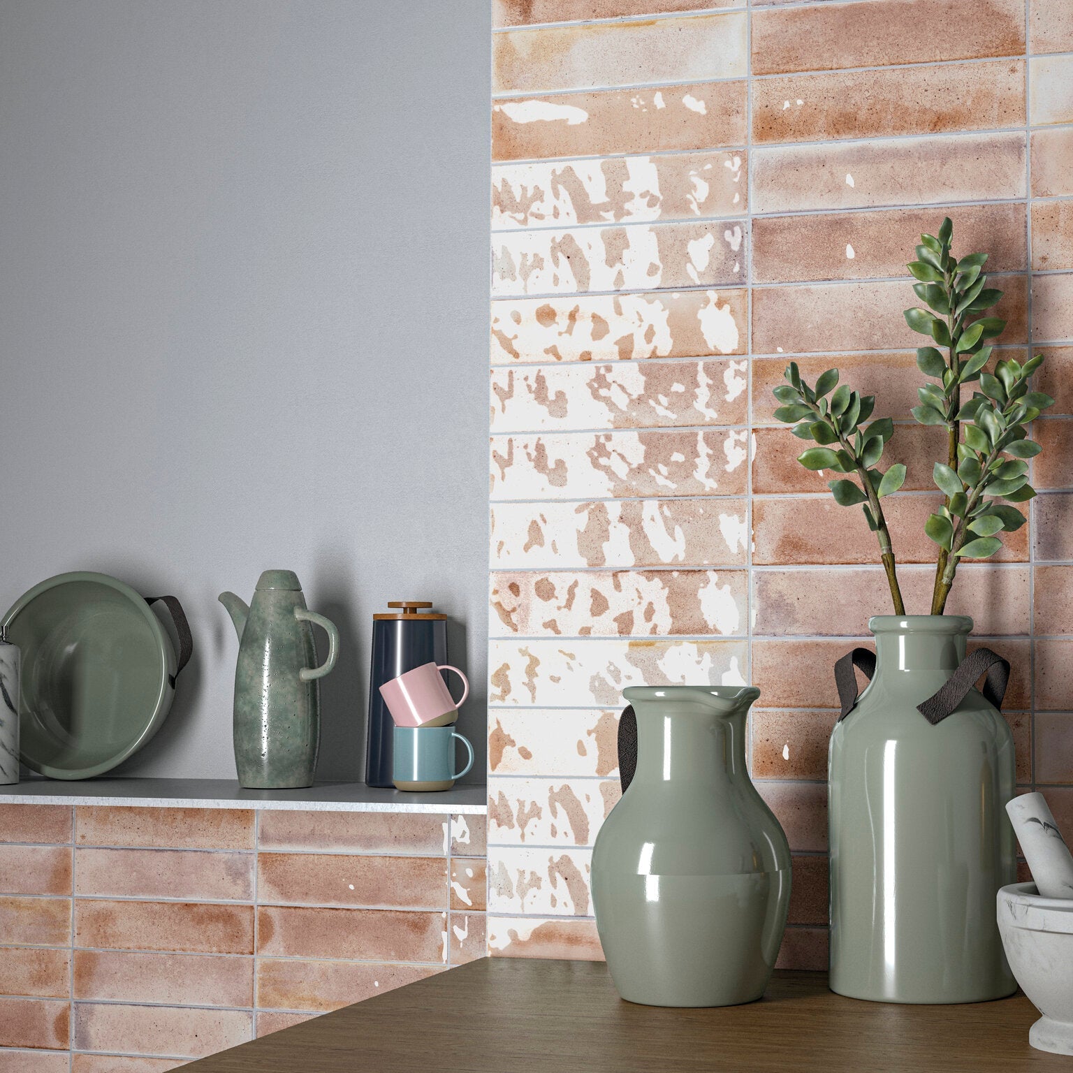 Seralis Rose Porcelain beige porcelain tile