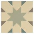 Seville Light Grey, Light Jade and Dark Jade on White shown as flooring