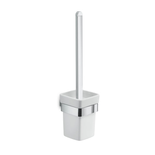 Spluga WC Brush Set Wall Mounted in Chrome - Origins Living