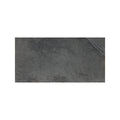 Shale black dark gray stone tile with subtle veining and matte finish sized 60 x 120cm for flooring and walls